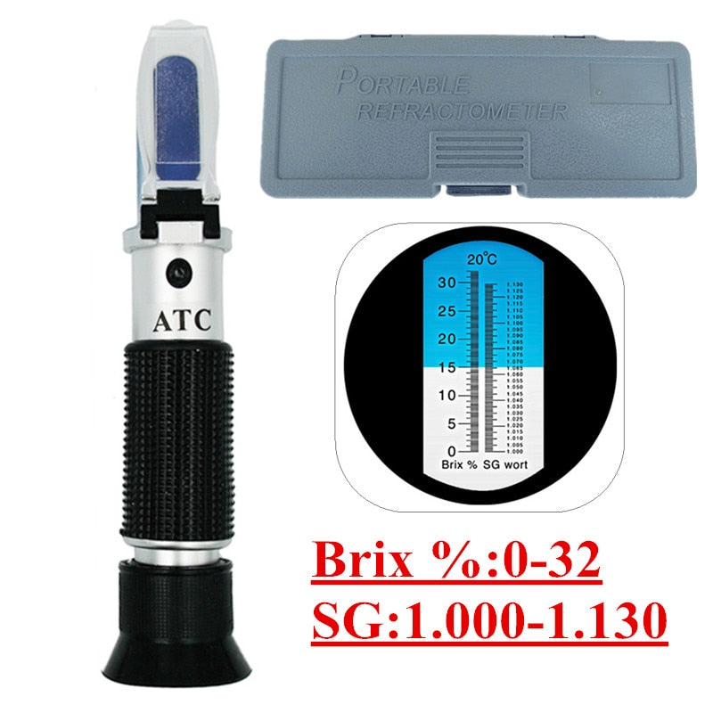 Beer Wine Refractometer with ATC