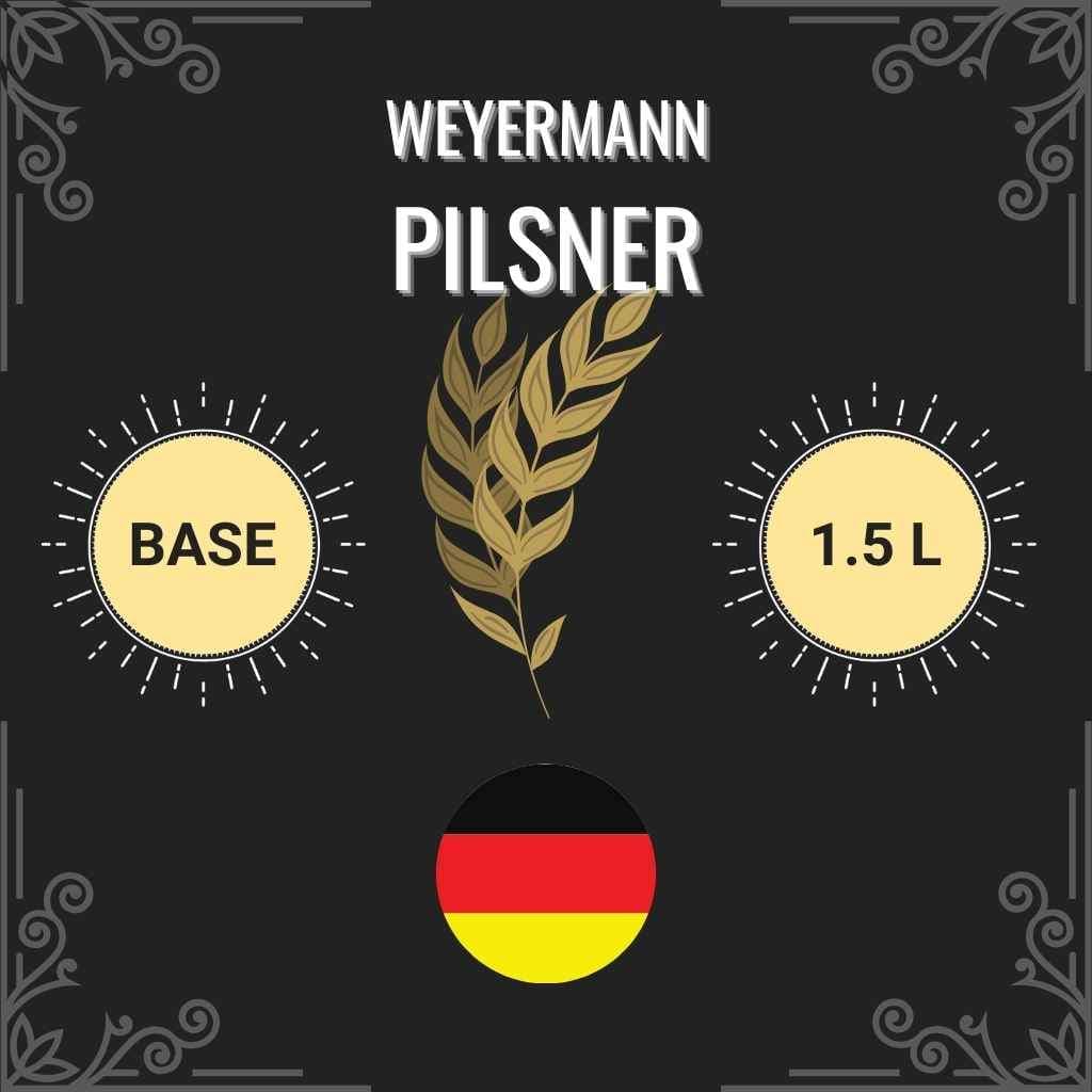 Weyermann Pilsner - Usage Base Malt Color 1.5 Lovibond Origin Germany