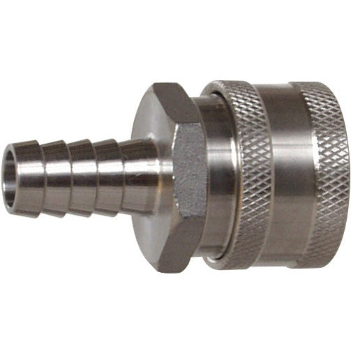 Stainless Steel Female Quick Disconnect – 1/2-inch Hose Barb