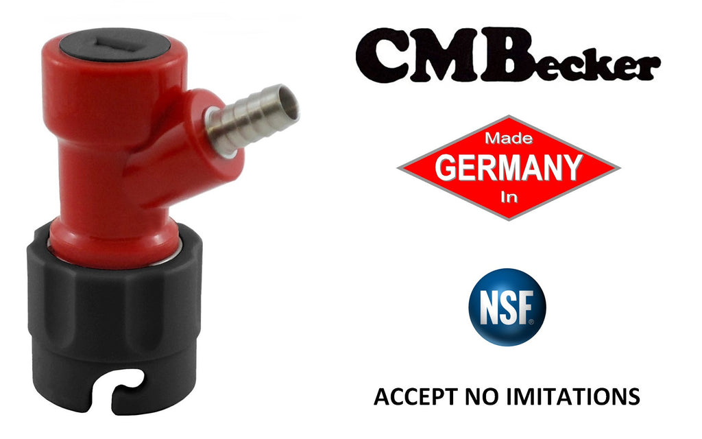 CMBecker Pin Lock Quick Disconnect (QD) | Beverage Out | Barbed |  High-Quality Plastic QD | NSF Registered | Made in Germany | Assembled in  USA